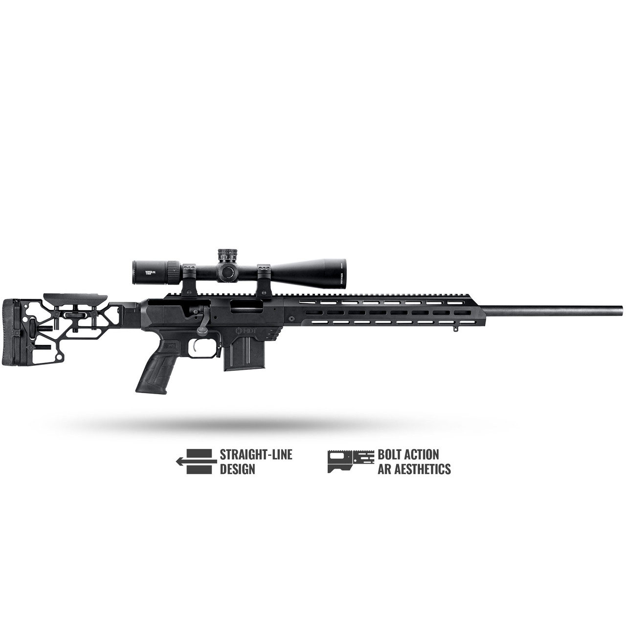 MDT TAC21 ブラック レシーバーセット MDT TAC21 Gen2 Chassis for Bolt Action Rifles