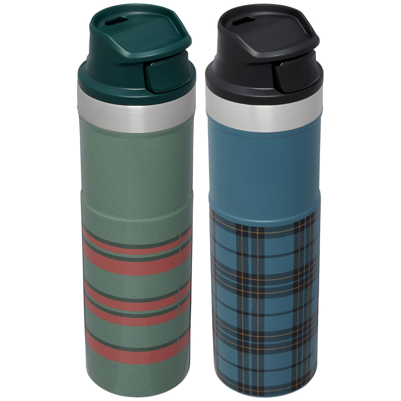 Stanley Vintage Loom Trigger Action Travel Mug 2-Pack: 20oz