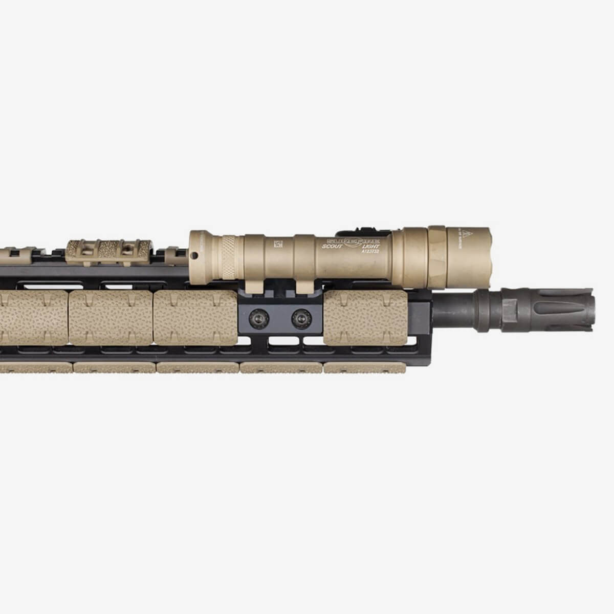 Magpul M-LOK Offset Light/Optic Mount, Aluminum: Black