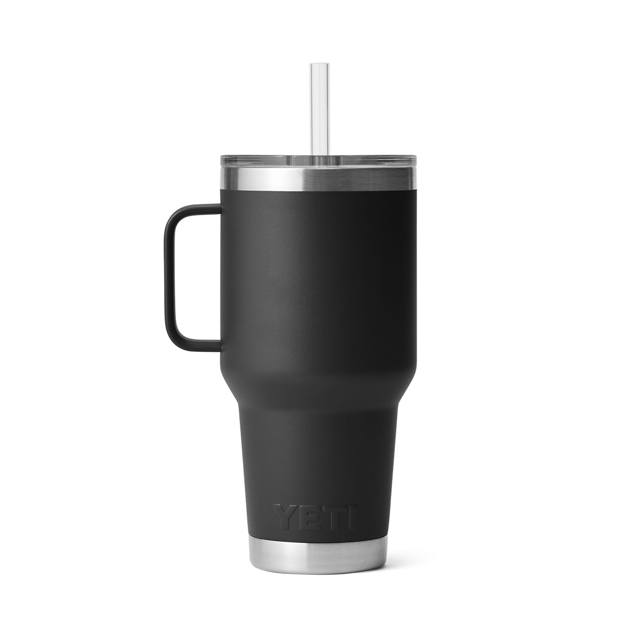 YETI Rambler Straw Mug with Straw Lid, 1 L / 35 oz: Black