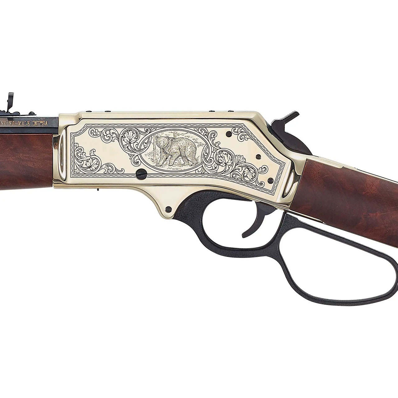 Henry Brass Wildlife Edition Lever Action Rifle - 45-70 Gov't, 22