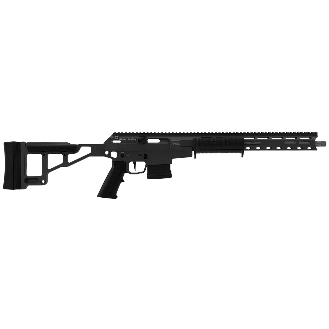 Southern Cross Small Arms Taipan X Rifle, Black: 223 Wylde, 16.5