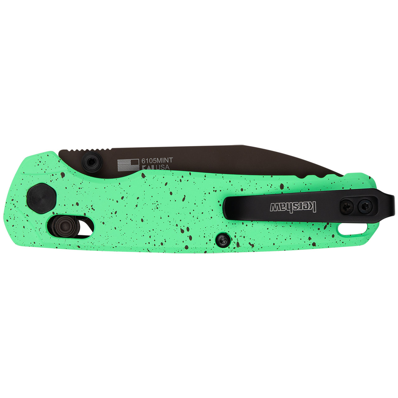 Kershaw Bel Air - Mint Chocolate Chip Knife: Mint & Brown Handle