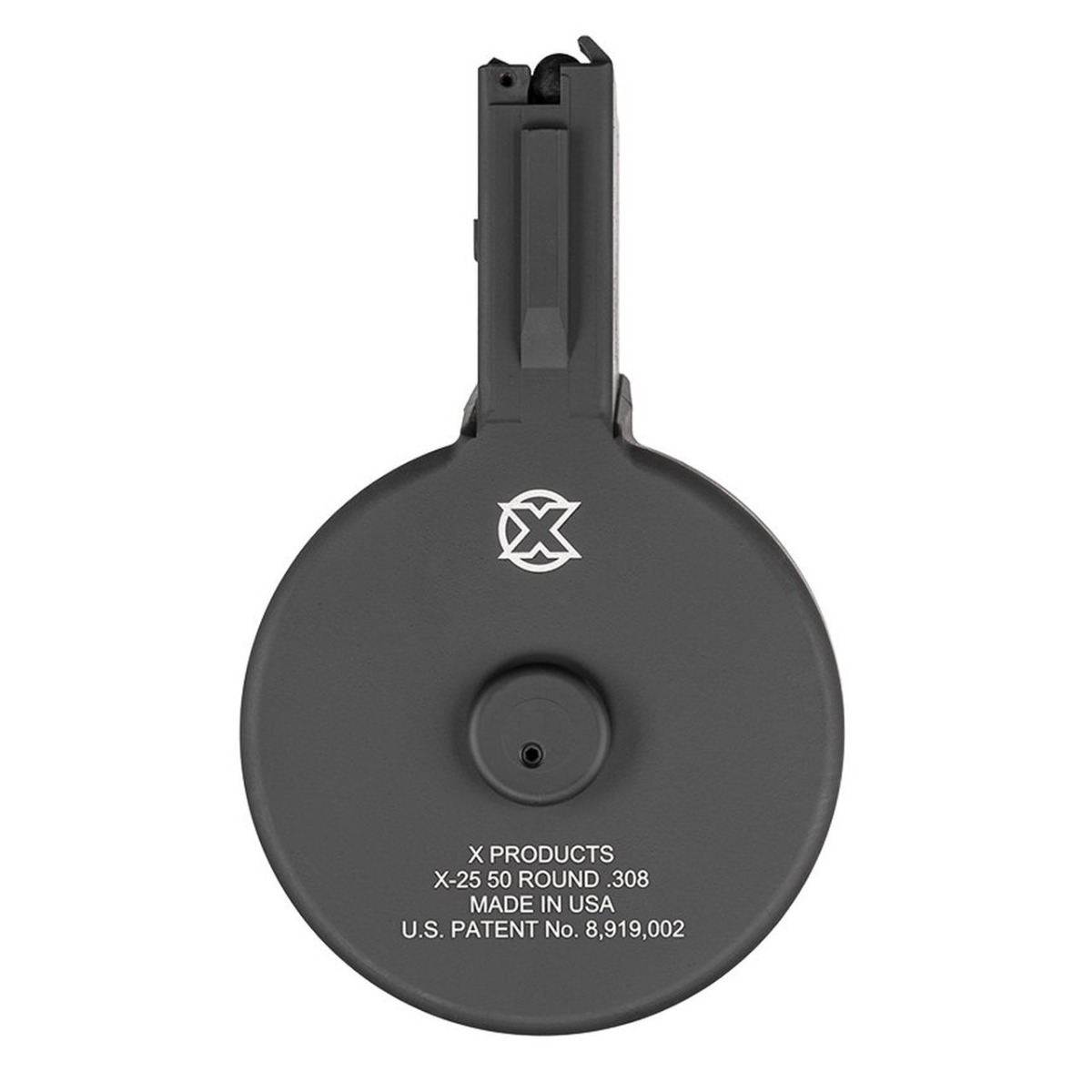 X Products: X-25 Drum Magazine - 308 Win, 5/50 Rounds