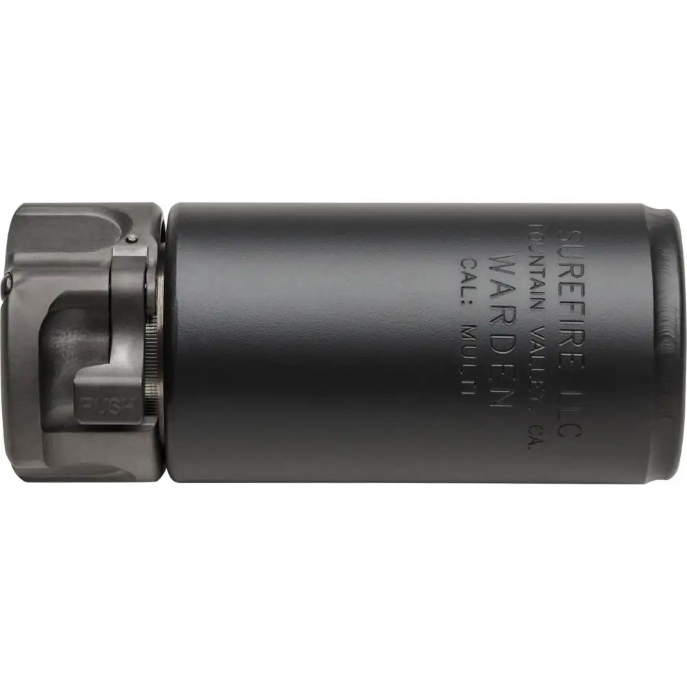 実物　Surefire WARDEN Muzzle Black　サプレッサー 実物 Surefire WARDEN Muzzle Black サプレッサー