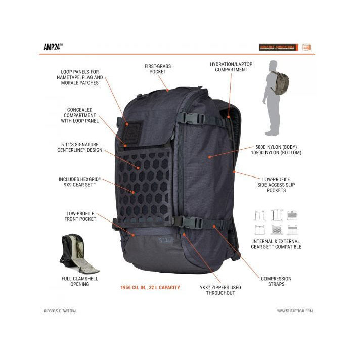 Tactical: AMP24 Backpack: 32L