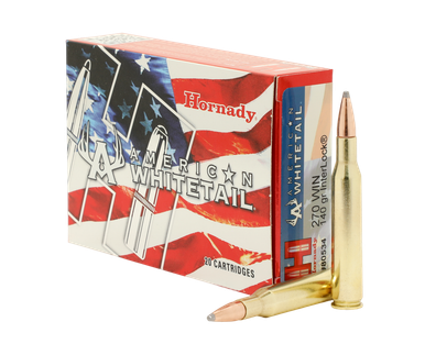 Hornady American Whitetail Ammunition: 270 Win, 140 Grain, SP InterLock ...