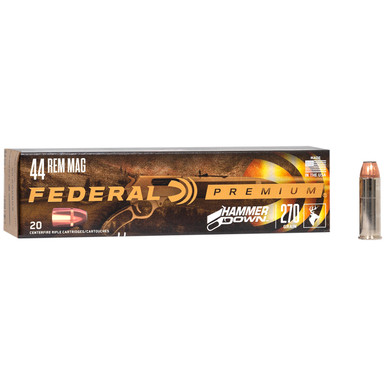 Federal HammerDown Handgun Ammunition: 44 Rem Mag, 270 gr, BSP, 1715 ...