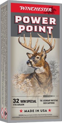 Winchester Power-Point Ammunition: 32 Winchester Special, 170 Grain ...