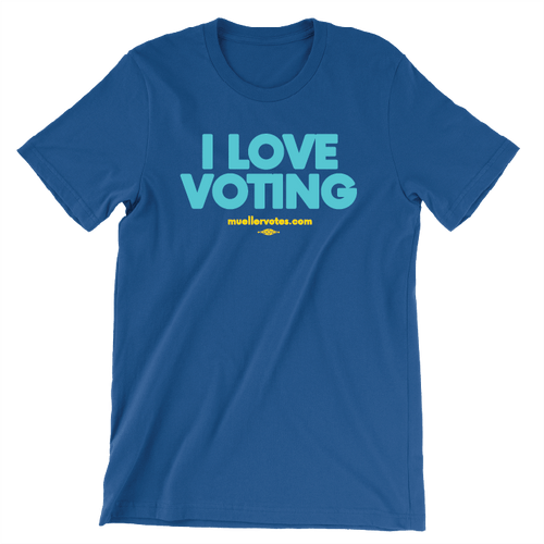 I Love Voting (Unisex Tee) Choose Color