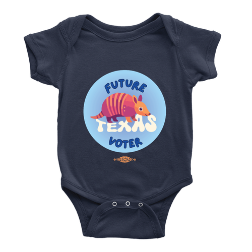 Future Texas Voter (Navy Onesie)