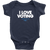I Love Voting (Navy Onesie)