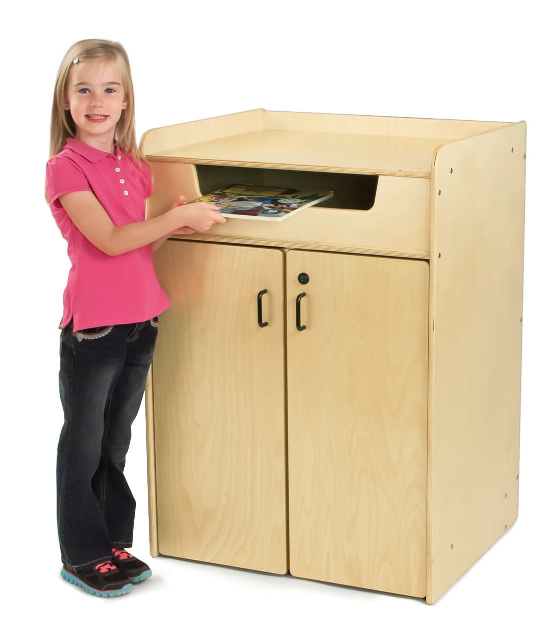 Jonti-Craft® Book Return with Cart | 3516JC
