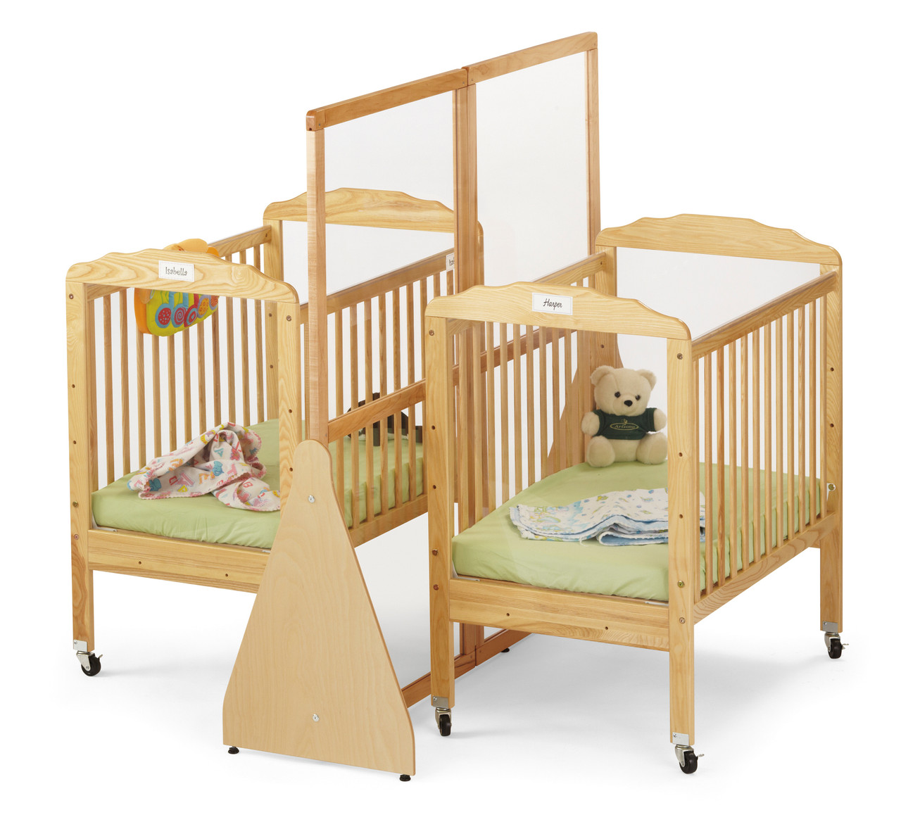 Crib Divider Twin Cribs Next To Each Other Jonti-Craft® See-Thru