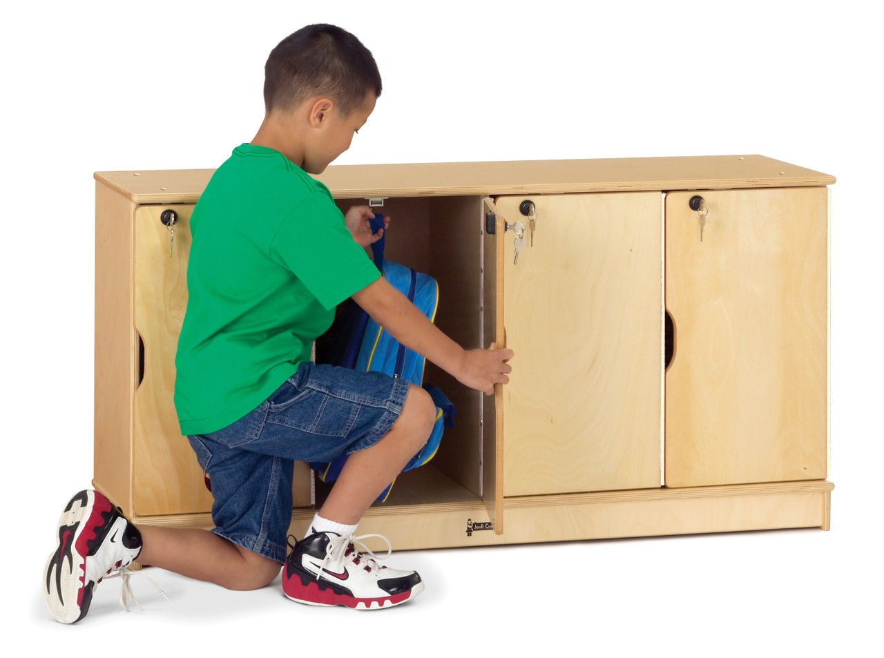 Jonti-Craft® Stacking Lockable Lockers - Single Stack | 4688JC