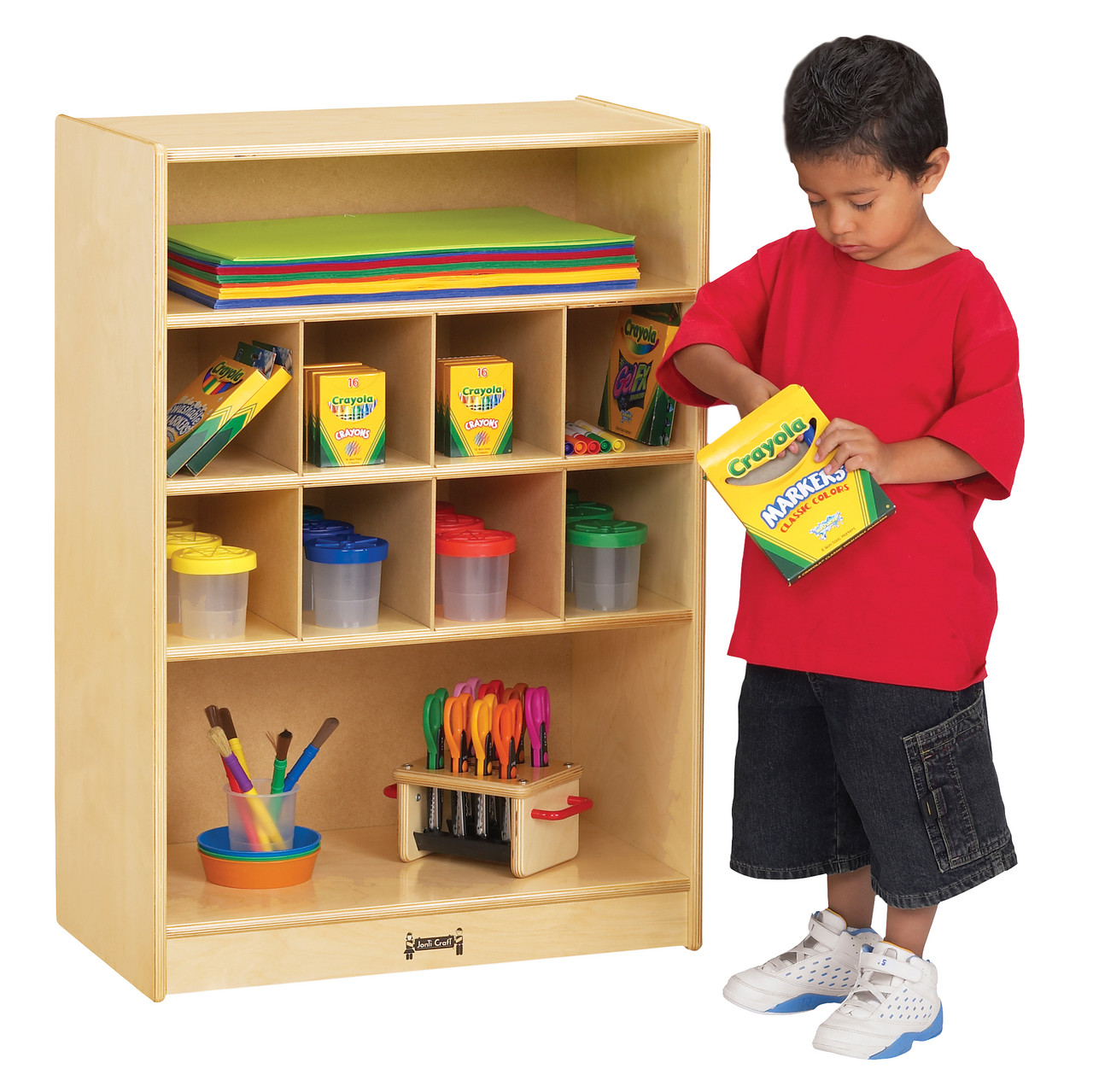 Jonti-Craft® Mobile Block Shelf | 0358JC