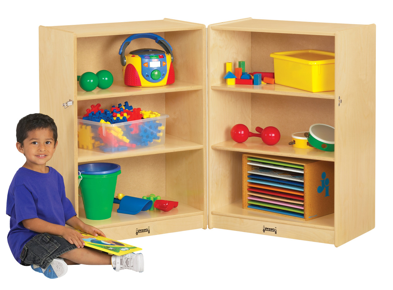 Jonti-Craft Fold-N-Lock Mat Storage - Thumbnail 2