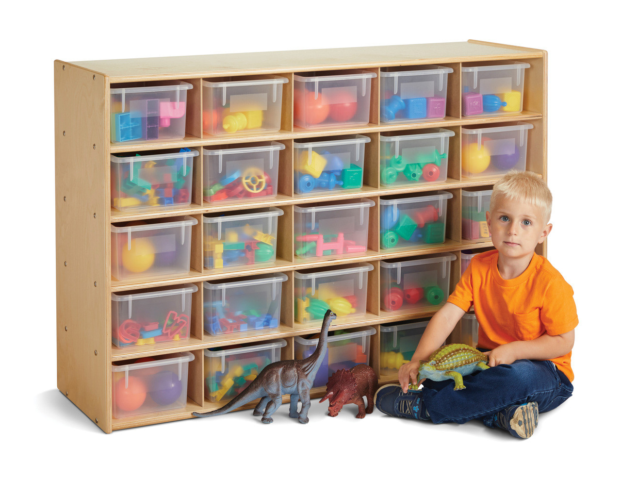 Young Time® 25 Cubbie-Tray Storage - without Bins | 7140YT