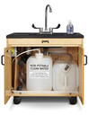Clean Hands Helper Portable Sink - 26" Counter - Stainless Steel Sink (Thumbnail)