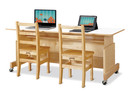 Apollo Double Computer Desk (Thumbnail)
