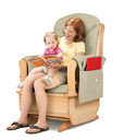 Glider Rocker - Beige Cushions (Thumbnail)