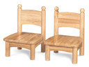 Wooden Chair Pairs - 7" Seat Height (Thumbnail)