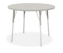 Round Activity Table - 42" Diameter&comma; A-height - Freckled Gray/Gray/Gray (Thumbnail)