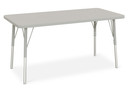 Rectangle Activity Table - 24" X 48"&comma; A-height - Freckled Gray/Gray/Gray (Thumbnail)