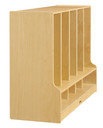 Toddler 5 Section Coat Locker with Step (Thumbnail)