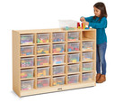 25 Cubbie-Tray Mobile Storage - with ClearTrays - Model (Thumbnail)