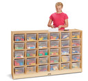 30 Cubbie-Tray Mobile Storage - with Clear Trays - Model (Thumbnail)
