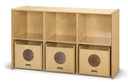 See-n-Wheel Shelf with Bins (Thumbnail)
