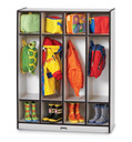 Rainbow Accents 4 Section Coat Locker (Thumbnail)
