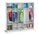 Rainbow Accents 5 Section Coat Locker (Thumbnail) Rainbow Accents 5 Section Coat Locker (Thumbnail)