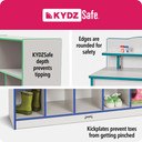 Rainbow Accents Super-Sized Adjustable Mobile Straight-Shelf (Thumbnail) Rainbow Accents Super-Sized Adjustable Mobile Straight-Shelf (Thumbnail)