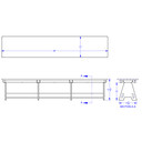 Large Outdoor Table and Bench Set (Thumbnail)
