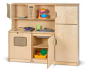 Kids All-In-One Wooden Play Kitchen Set (Thumbnail)