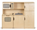 Kids All-In-One Wooden Play Kitchen Set (Thumbnail)
