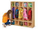 5 Section Wooden Classroom Locker With Storage (Thumbnail)