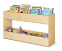 Classroom Wooden Book Organizer With Storage (Thumbnail)