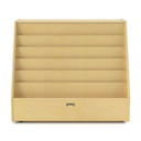 Wooden Six Shelf Book Display Bookshelf Stand (Thumbnail)