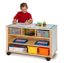 Kids Mobile STEM Learning Station Shelf With Storage (Thumbnail)