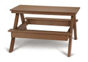 EverPlay® Kids HDPE Plastic Outdoor Patio Picnic Bench Table (Thumbnail)