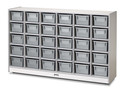 Rainbow Accents 30 Cubbie - Tray Mobile Storage (Thumbnail)