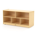 Toddler Single Mobile Storage Unit - 18" Deep (Thumbnail)