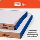 Tall Trapezoid Desk - Gray/Black/Black (Thumbnail)