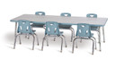 Rectangle Activity Table - 30" X 72" - Driftwood Gray (Thumbnail)
