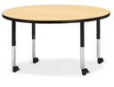 Round Activity Table - 48" Diameter - Maple (Thumbnail)
