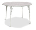 Octagon Activity Table - 48" X 48" - Driftwood Gray (Thumbnail)