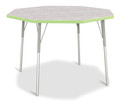 Octagon Activity Table - 48" X 48" - Driftwood Gray (Thumbnail)